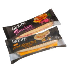 Qizini panini prosciutto of pulled chicken BBQ